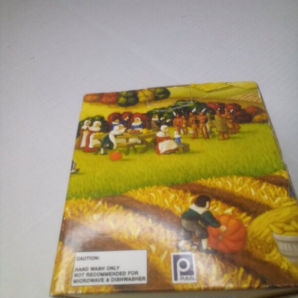 The Pilgrim Pair Collectable Napkin Holder Publix Ceramic - Picture 11 of 14